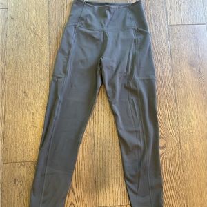 Girlfriend Collective High Rise Grey olive Leggings S Small SSense